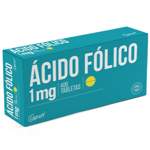 ÁCIDO FÓLICO 1MG CX400 TB (LAPROFF)