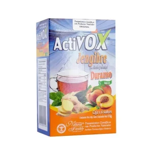 ACTIVOX JENGIBRE DURAZNO CX6 SOBRES (NATURAL FRESHLY)