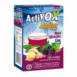 ACTIVOX JENGIBRE MORA Y UVA SILVESTRE CX6 SOBRES (NATURAL FRESHLY)