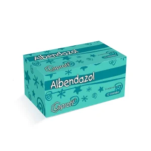 ALBENDAZOL 20ML SUSP CX12 SACHET (LAPROFF)
