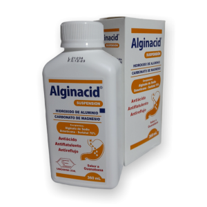 ALGINACID SUSP FX360 ML (HIDRÓXIDO + CARBONATO DE MAGNESIO) (LABQUIFAR)