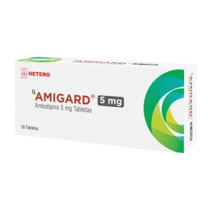AMIGARD 5MG CX 30TB (AMLODIPINO) (HETERO)