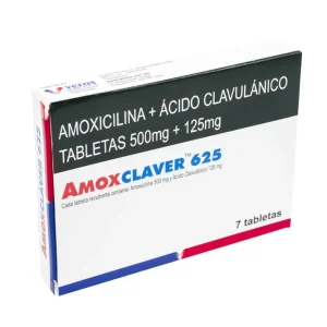 AMOXCLAVER 625 CX7TAB (AMOXICILINA 500MG +ACIDO CLAVULANICO 125MG)(MEDIBRAND)