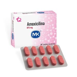 AMOXICILINA 875MG CX20TAB RECUBIERTAS(TECNOQUIMICAS)