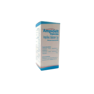 AMPIDELT 1.5 GR CX1 AMP (AMPICILINA+SULBACTAN)
