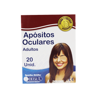 APOSITOS OCULARES ADULTO CX 20 UND (BEGUT)