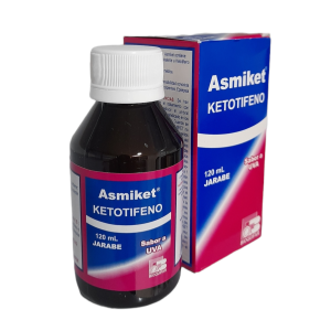 ASMIKET 1MG/5ML JAR FX120 ML (KETOTIFENO)(BIOQUIFAR)