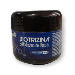 BIOTRIZINA 1% CREMA TOPICA TX 30G (SULFADIAZINA DE PLATA) (BIO ESTERIL SAS)