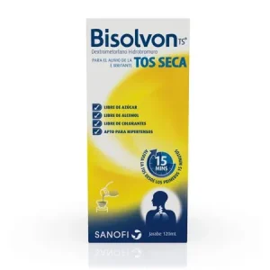 BISOLVON TOS SECA FX 120 ML (DEXTROMETORFANO)(SANOFI)