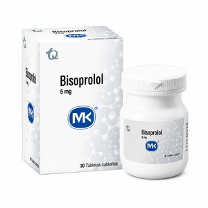 BISOPROLOL 5MG CX30TAB RECUBIERTAS (FRASCO)(TECNOQUIMICAS)