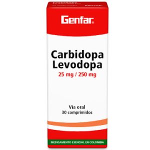 CARBIDOPA 25MG+LEVODOPA 250 MG CX30 TB(GENFAR)
