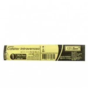 CATETER INTRAVENOSO ALFASAFE 24G X 3/4 (19 MM)
