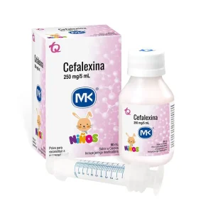 CEFALEXINA 250MG/5ML FX 60 ML (POLVO PARA RECONSTITUIR) INCLUYE JERINGA DOSIFICADORA (TECNOQUIMICAS)