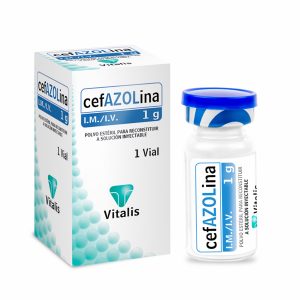 CEFAZOLINA 1G CX1AMP (VITALIS)
