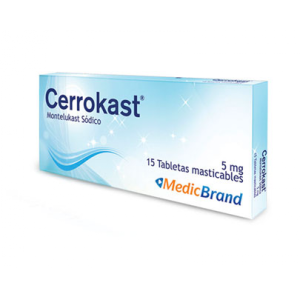 CERROKAST 5MG CX15 TB (MONTELUKAST)(MEDIBRAND)