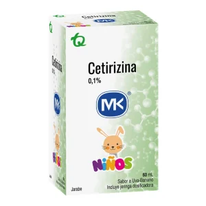 CETIRIZINA 0.1% JBE + DOSIFICADOR FX60ML (TECNOQUIMICAS)