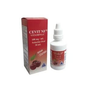CEVIT NF CEREZA SOL ORAL 100MG/ML FX30ML (VITAMINA C)(TRIDEX FARMACEUTICA)