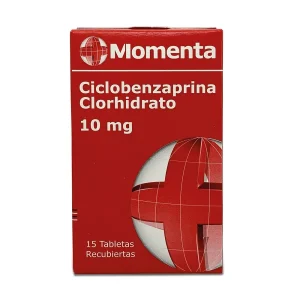 CICLOBENZAPRINA CLORHIDRATO 10MG CX15TAB RECUBIERTAS(MOMENTA)