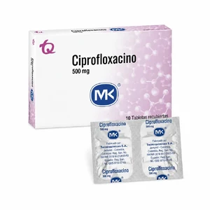 CIPROFLOXACINA 500MG CX 10 TB (TECNOQUIMICAS)