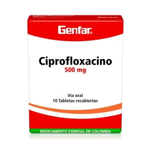 CIPROFLOXACINO 500MG CX10 TB