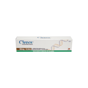 CLENOX 80MG/0.8ML CX1 JERINGA PRELLENADA (ENOXAPARINA SODICA)