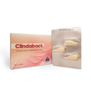 CLINDABACT CX3 OVU (CLOTRIMAZOL 100MG+ CLINDAMICINA BASE 100MG)(TRIDEX FARMACEUTICA)