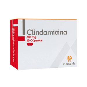 CLINDAMICINA 300MG CX 40CAP (MEMPHIS)