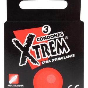 CONDONES XTREM ESTIMULANTE CX3 (ROJO) (FAES FARMA)
