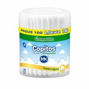COPITOS MK BIODEGRADABLES PAGUE 100 LLEVE 140 (TECNOQUIMICAS)
