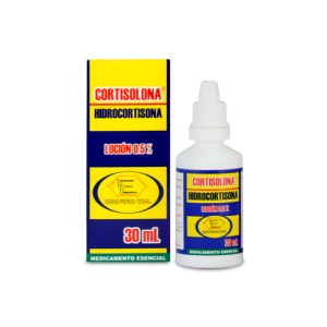 CORTISOLONA 0.5% LOC FX30 ML (HIDROCORTISONA)(LABQUIFAR)