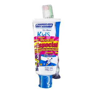 CREMA DENTAL KIDS NATURAL SIN FLUOR GRATIS CEPILLO TX75CC (PROQUIDENT)