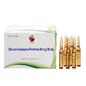 DEXAMETASONA 8MG/2ML CX100 AMP (FARMIONI)