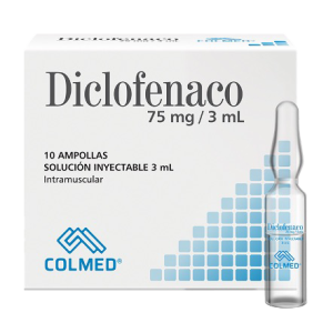 DICLOFENACO 75MG/3ML CX10AMP (COLMED)