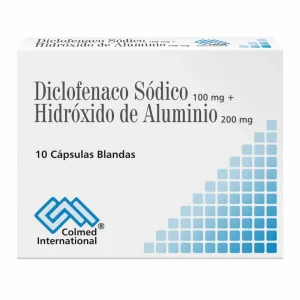 DICLOFENACO+HIDROXIDO DE ALUMINIO CX 10 CAP (COLMED)