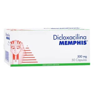 DICLOXACILINA 500MG CX 50 CAP (MEMPHIS)