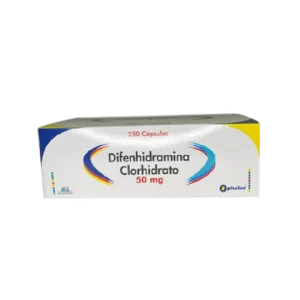 DIFENHIDRAMINA CLORHIDRATO 50MG CX250 CAP(OPHALAC)