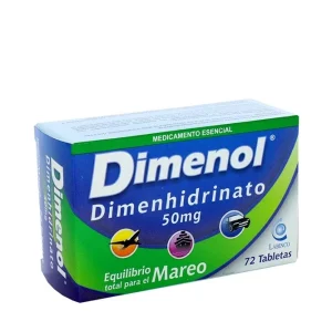 DIMENOL 50MG CX72 TB (DIMENHIDRINATO) (LABINCO)
