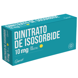 DINITRATO DE ISOSORBIDE 10MG CX 300 TB