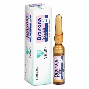 DIPIRONA 1GR/2ML CX 1 AMP (VITALIS)