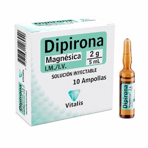 DIPIRONA MAGNESICA 2GR/5ML CX 1 AMP (VITALIS)