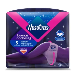 TOALLA HIGIÉNICA ABSORBENTE BUENAS NOCHES MÁXIMA PROTECCIÓN TALLA S PQX3 UND (PRODUCTOS FAMILIA)