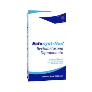 ECLOSYNT 50MCG NASAL INH FX200 DOSIS (3+1) (BECLOMETASONA INH)(FAES FARMA)