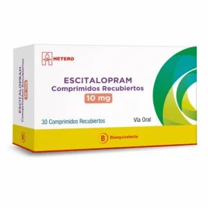 ESCITROLAM 10MG CX30TB (ESCITALOPRAM)(HETERO)