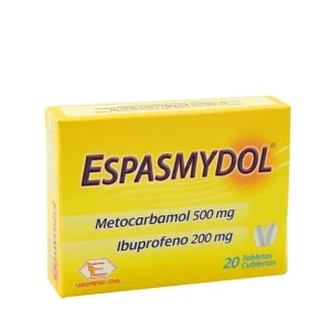 ESPASMYDOL 500/200MG CX20 TB (METOCARBAMOL+IBUPROFENO)(LABQUIFAR)