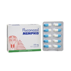 FLUCONAZOL 150MG CX 10 CAP (MEMPHIS)