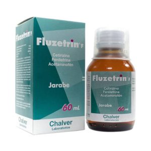 FLUZETRIN F JAR FX60 ML(ACETAMINOFEN+CETIRIZINA+FENILEFRINA)(CHALVER)