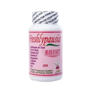 FRESHLY PAUSIA MAX FORTE FX50CAP (ISOFLAVONAS DE SOYA + CALCIO + VITAMINA D3, E + MAGNESIO + COLAGENO + BIOTINA + ZINC)(NATURAL FRESHLY)