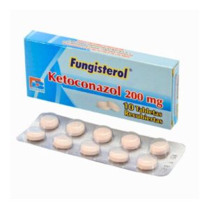FUNGISTEROL 200MG CX10 TB (KETOCONAZOL)(BIOQUIFAR)