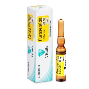 FUROSEMIDA 20MG/2ML CX 1 AMP (VITALIS)