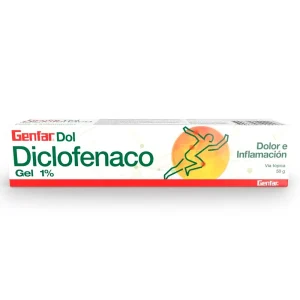 GENFARDOL (DICLOFENACO) GEL 1% X50 GR(GENFAR)